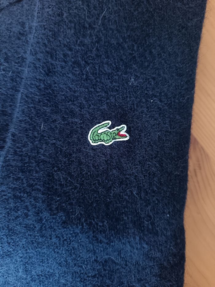 Gilet bleu marine Lacoste - photo numéro 4