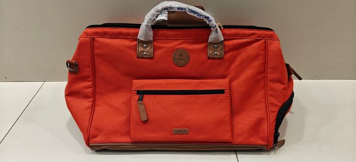Sac de voyage cabine Cabaïa orange rouille