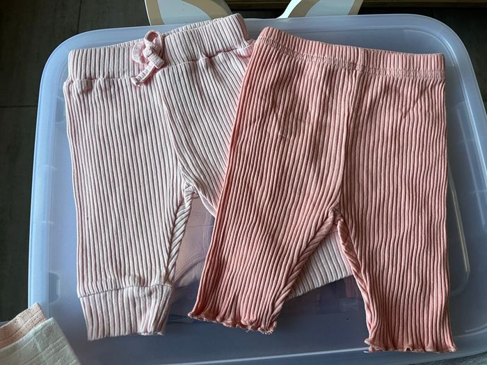 Lot pantalons bébé 0-1 mois - photo numéro 4