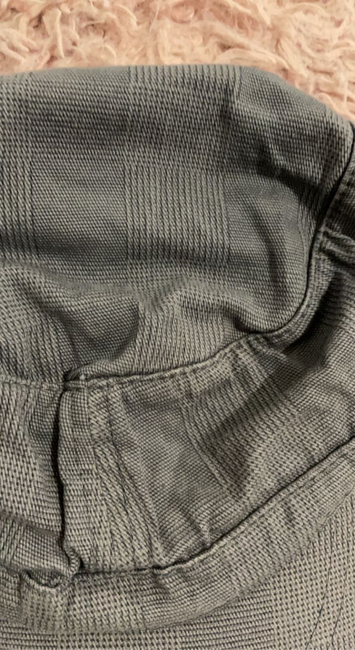 Casquette grise à carreaux La halle - photo numéro 2