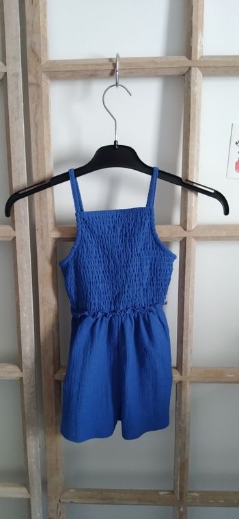 Combishort 4 ans bleu électrique 