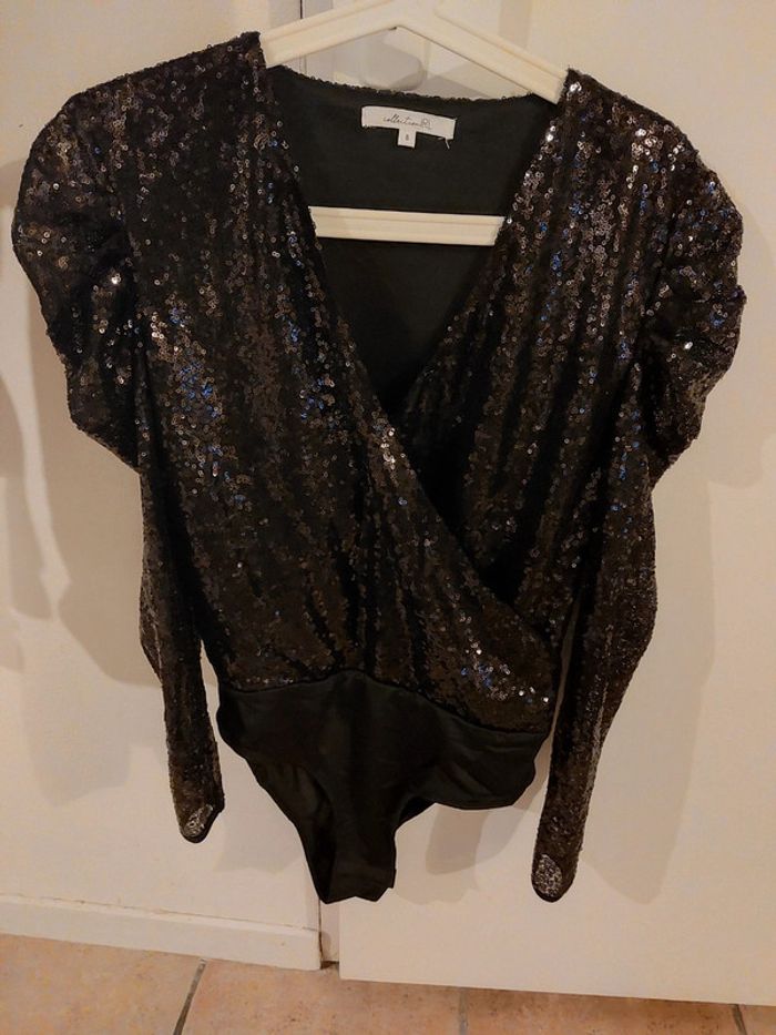Body à grosses paillettes