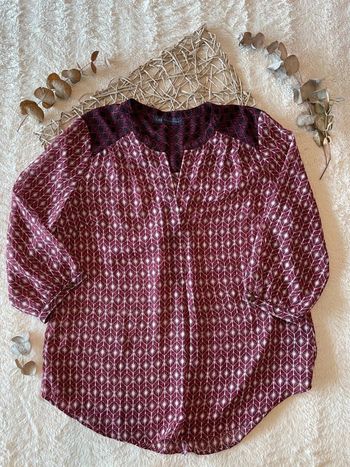 Superbe blouse violette