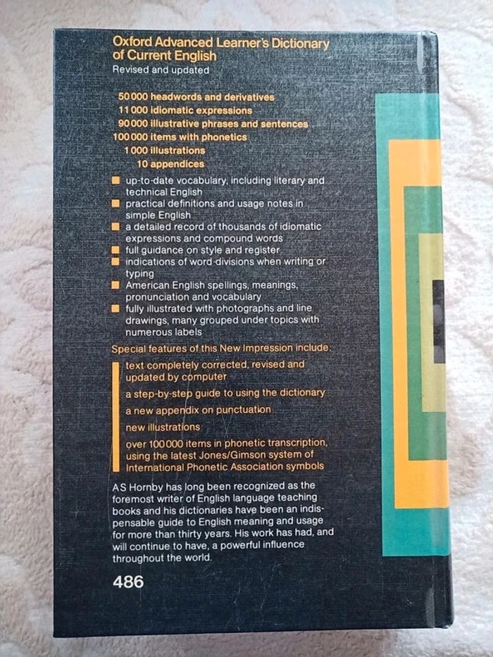 Oxford Advanced Learner's Dictionary of Current English - photo numéro 2