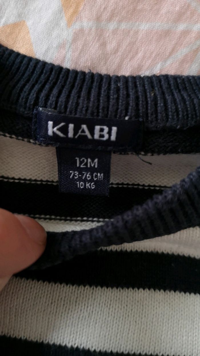 Pull marinière 12 mois - photo numéro 2