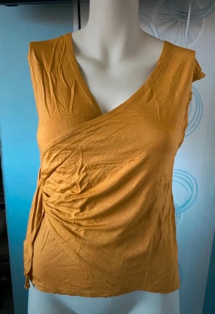 Top moutarde Premium taille S/M