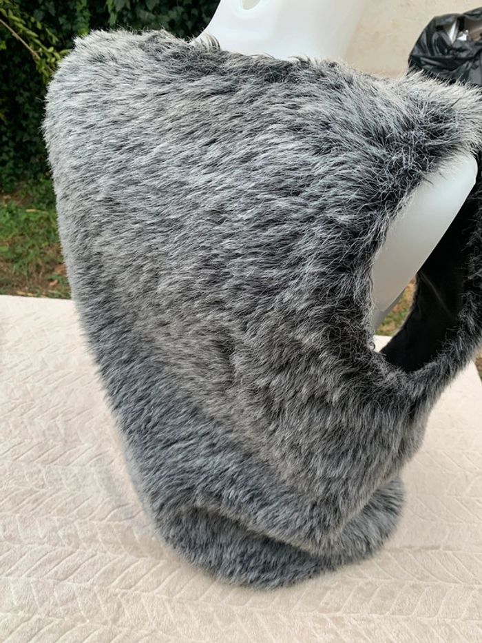 Veste  cache cache sans manches gris taille 42 - photo numéro 9
