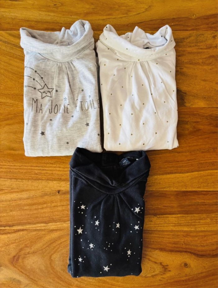 Lot de  6 T-shirt manches longues filles - photo numéro 2