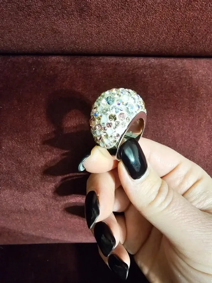 Bague Swarovski Scintillante Taille 58 (18.5mm) - Élégance Assurée ! - photo numéro 2