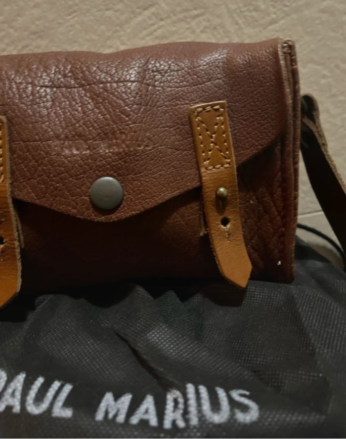 Sac bandoulière mini indispensable Paul marius très bon état - photo numéro 6