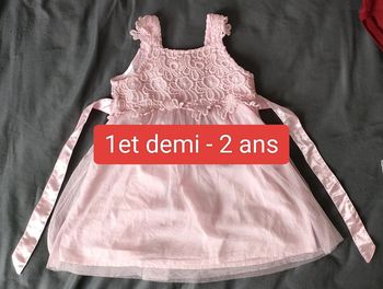 Robe rose 12 mois à 24 mois