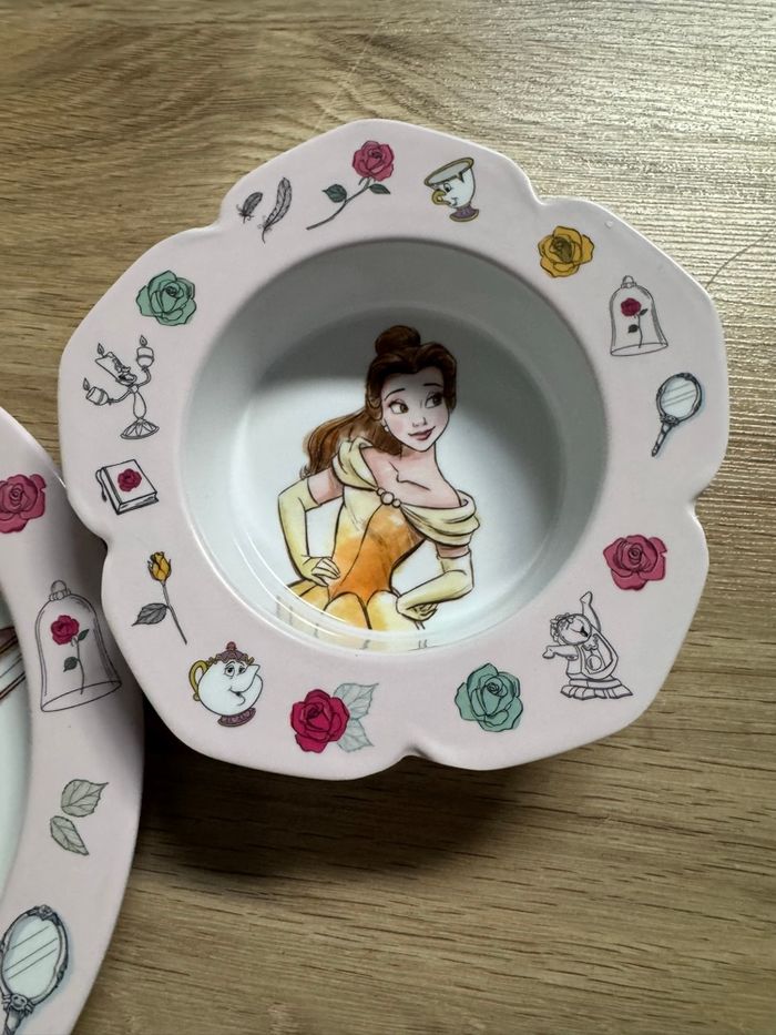 Set assiettes la belle et la bête Disneyland - photo numéro 5