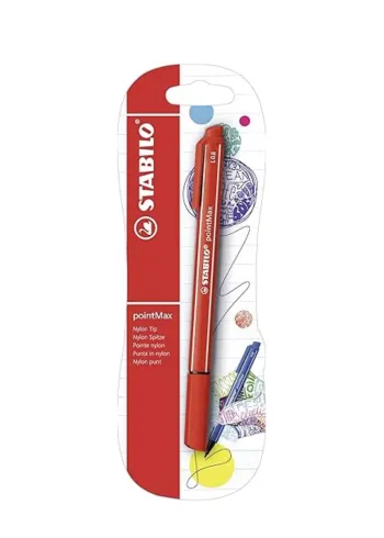 Stylo Feutre Stabilo Rouge - Pointe 0,8 mm. Neuf