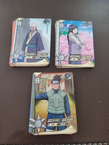 Lot de 39 cartes naruto