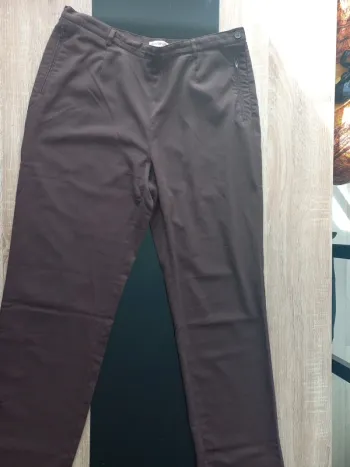Pantalon marron femme T46