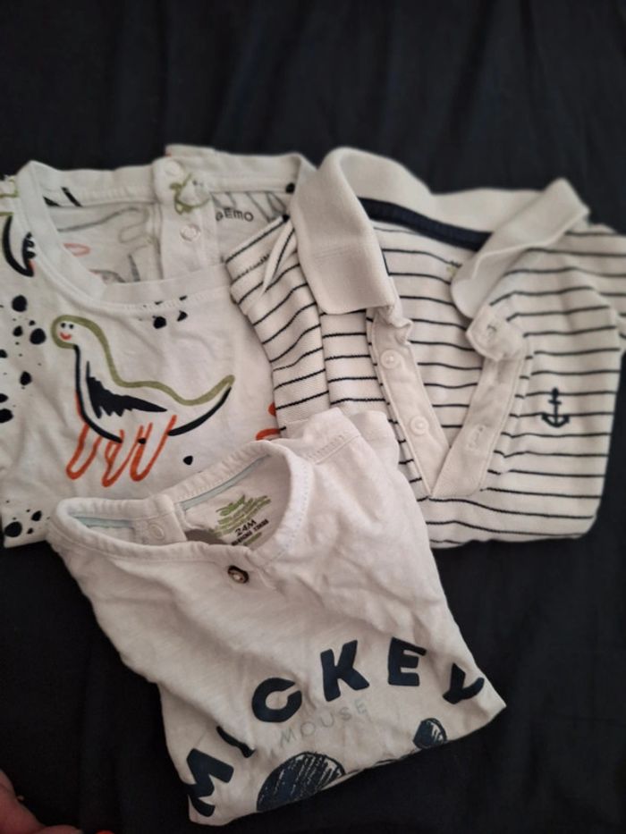 Lot 3 tee shirt manche courte