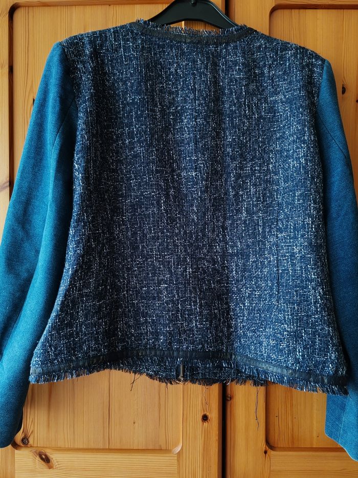 Veste bi matiere - photo numéro 2