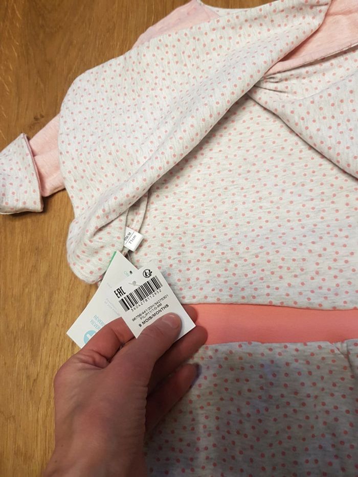 Ensemble réversible Obaïbi 9 mois neuf avec étiquette - photo numéro 5