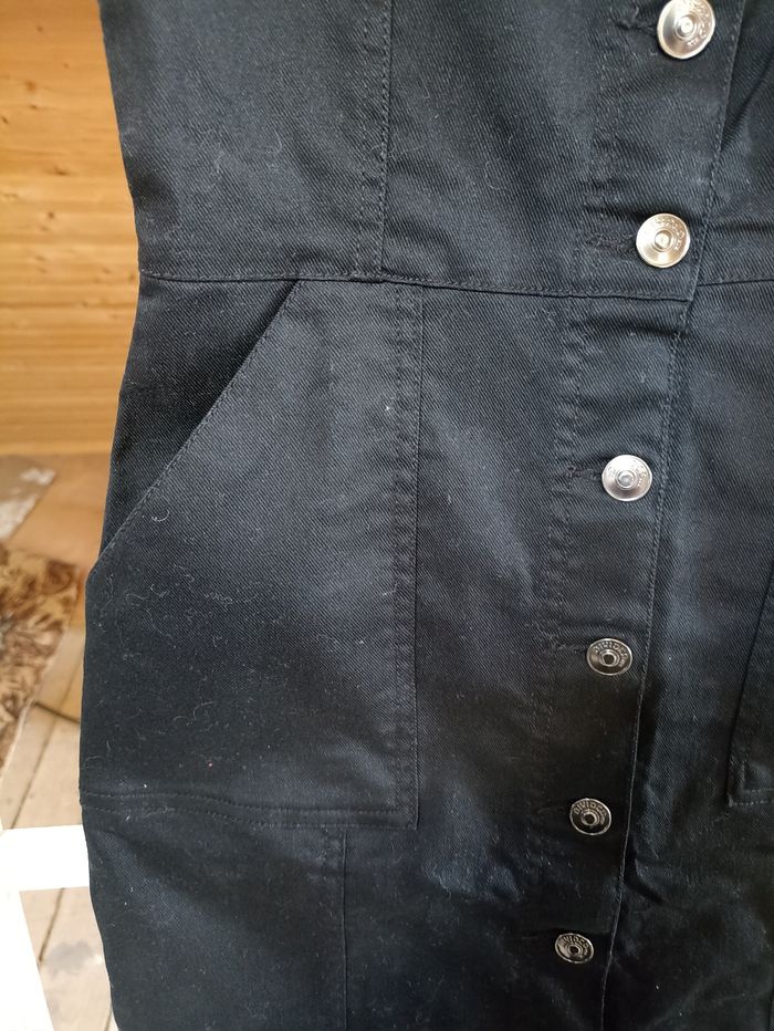 Robe Denim noir H&M - photo numéro 2