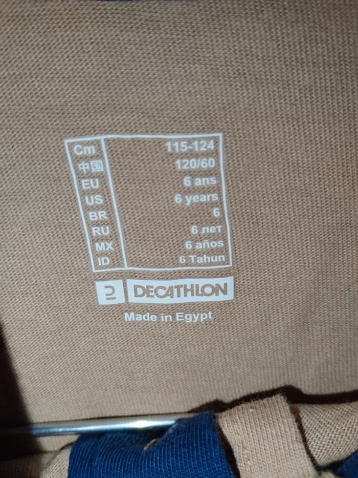 Tee shirt équitation 6ans fille - photo numéro 2