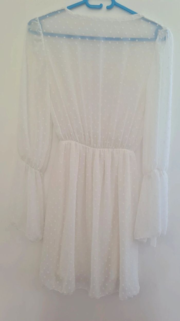 Robe en plumetis blanche - photo numéro 5