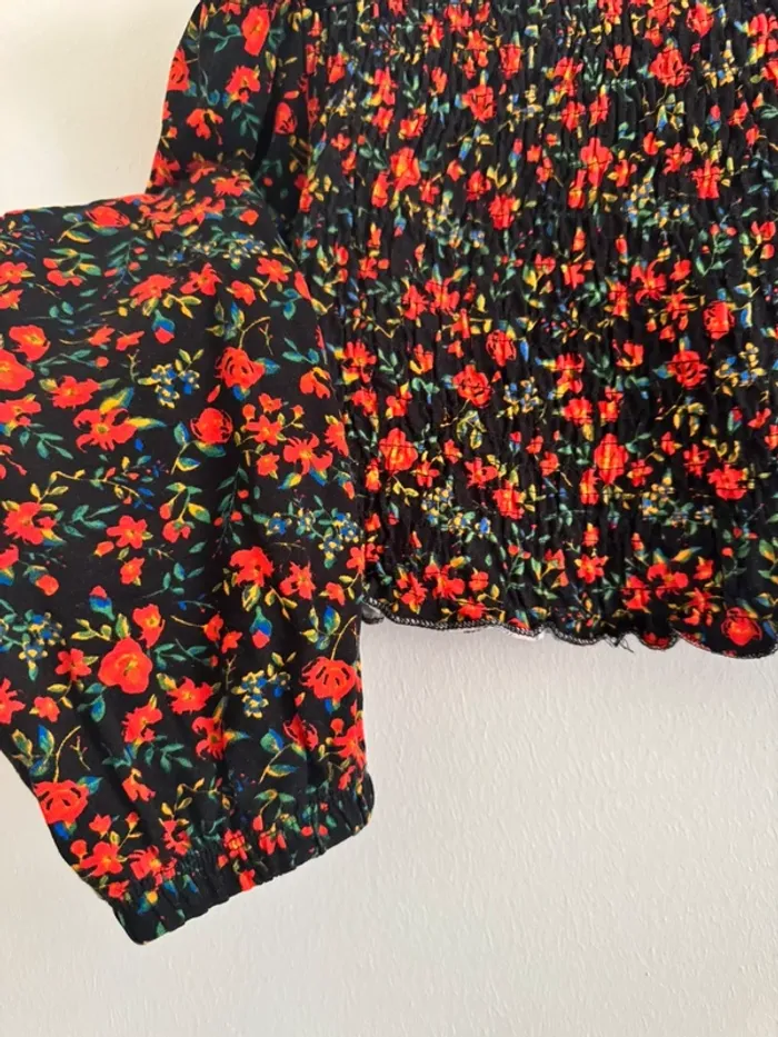 Top court été manche longues épaule dénudées femme - photo numéro 3