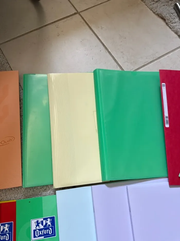 Quelques cadeaux avec ce Gros lot de cahiers - intercalaires - pochette agenda - photo numéro 6
