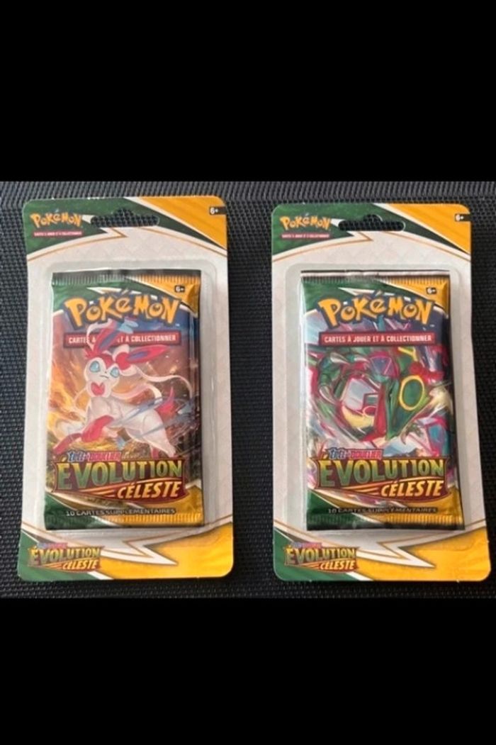 Blister booster Pokémon Évolution Céleste VIDE - photo numéro 3