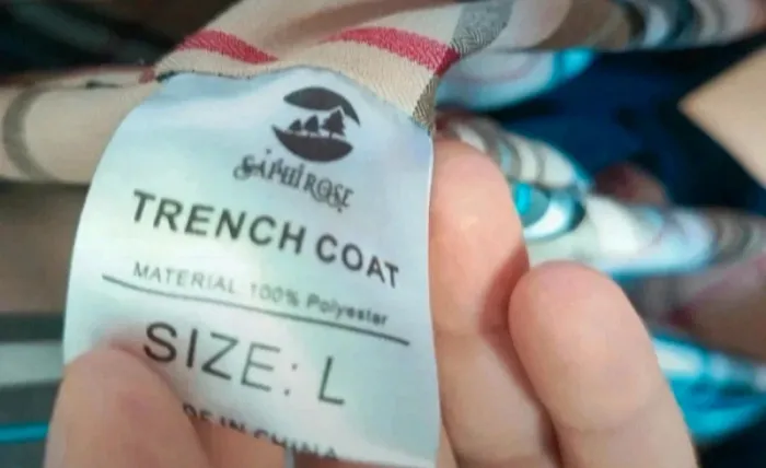 Imperméable Saphirose taille L - photo numéro 4