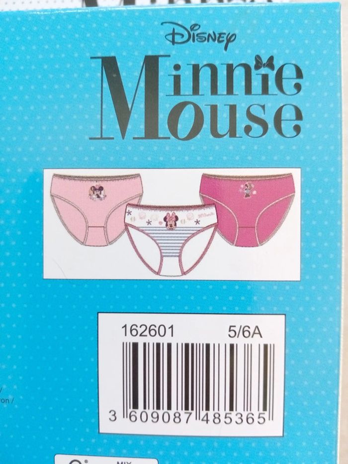 3 Culottes fille 5/6 ans Minnie - photo numéro 6