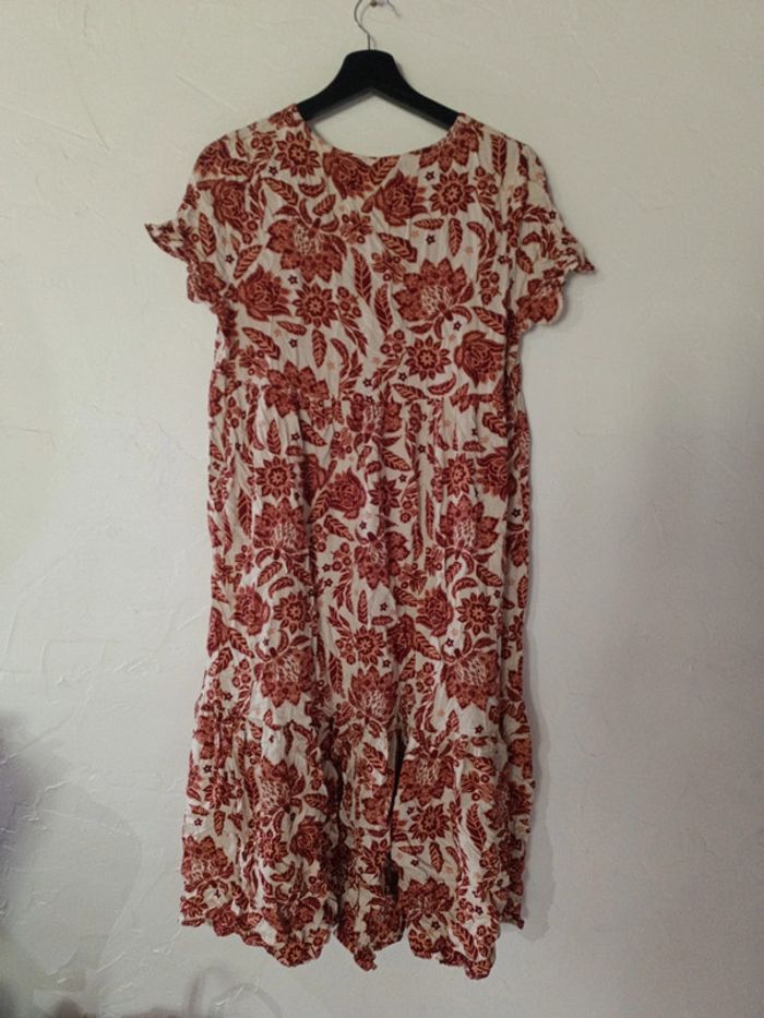 Robe longue fluide T40 en très bon état - photo numéro 2