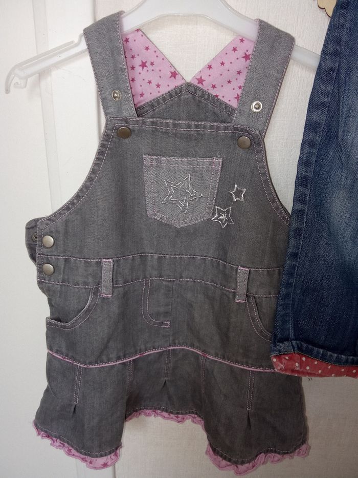 Lot vêtements bébé fille 18 mois robe et jeans - photo numéro 4