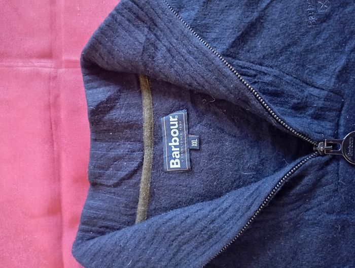 Pull hiver zippé très bon état barbour - photo numéro 2
