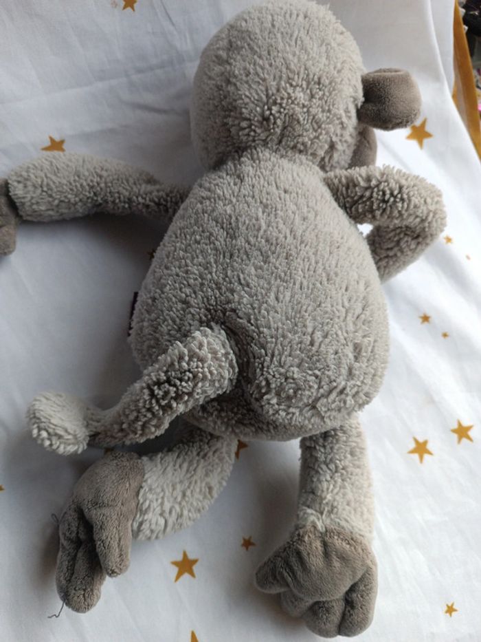 Doudou peluche plush Teddy singe chimpanzé monkey nœud papillon budi basa budibasa - photo numéro 10