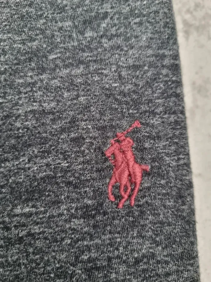 Sweat fin Ralph Lauren noir chiné – Taille M Homme (mesures en photos) - photo numéro 8
