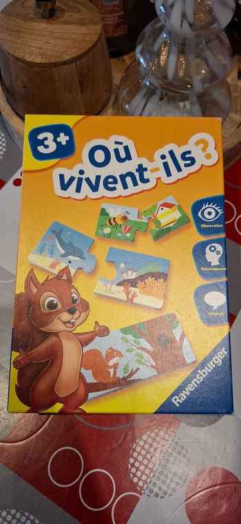 Jeux carte où vivent ils ?