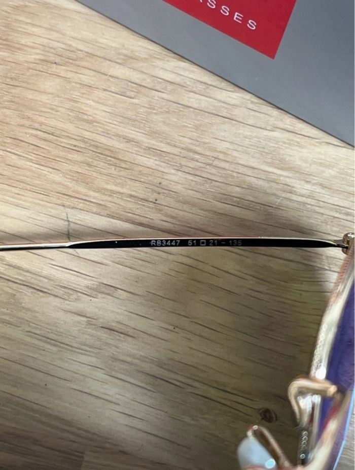 Solaire RB3447 Round Miroir Neuve - photo numéro 5