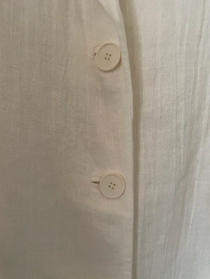 Magnifique manteau, blanc cassé, Zara, taille, L. Collection 2025. - photo numéro 6