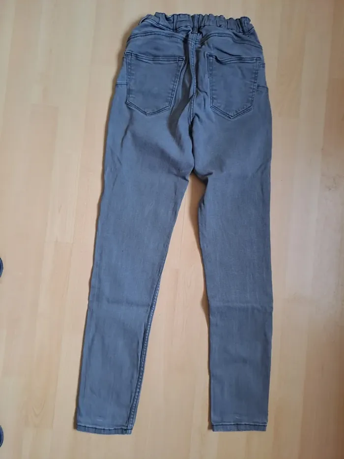 Jean Gris Skinny Taille Élastique - Kiabi - Taille 36 - Confortable - photo numéro 3