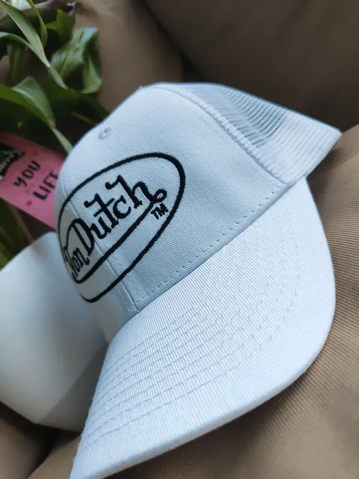 Casquette Trucker Von Dutch blanche - photo numéro 2
