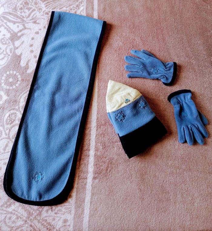 Ensemble bonnet écharpe gants 6 ans - photo numéro 4