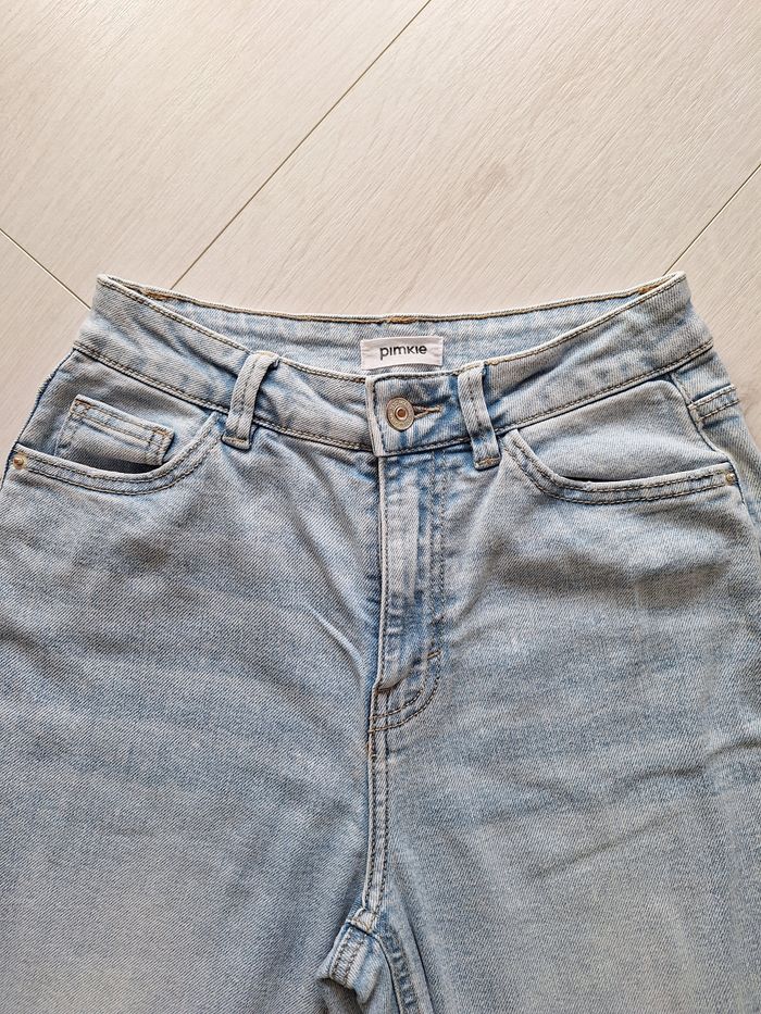 Jean taille haute bleu Pimkie - photo numéro 3