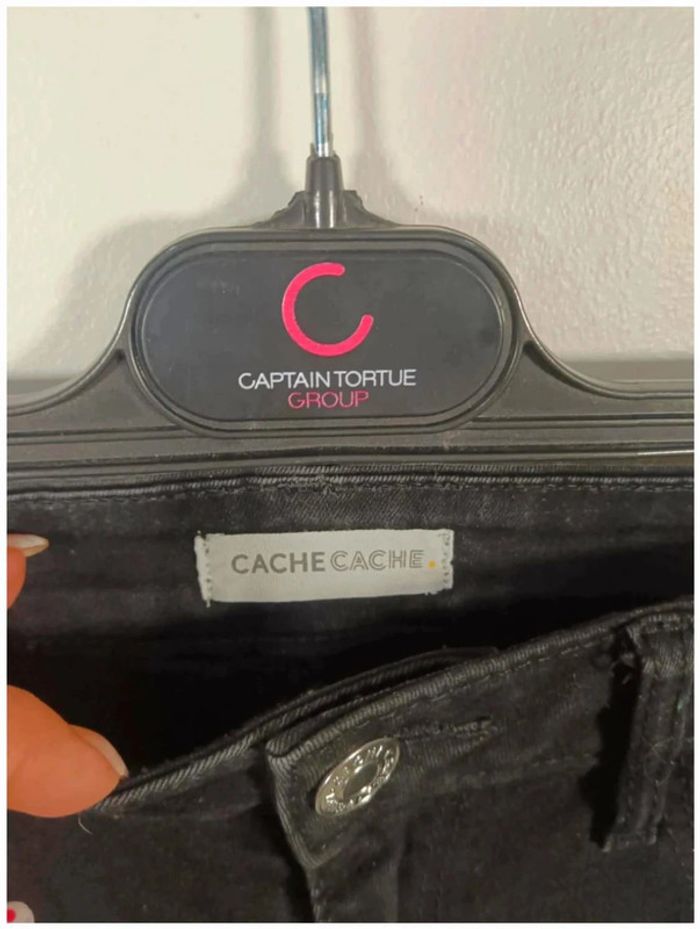 C9 jeans noir cache cache 36 - photo numéro 3