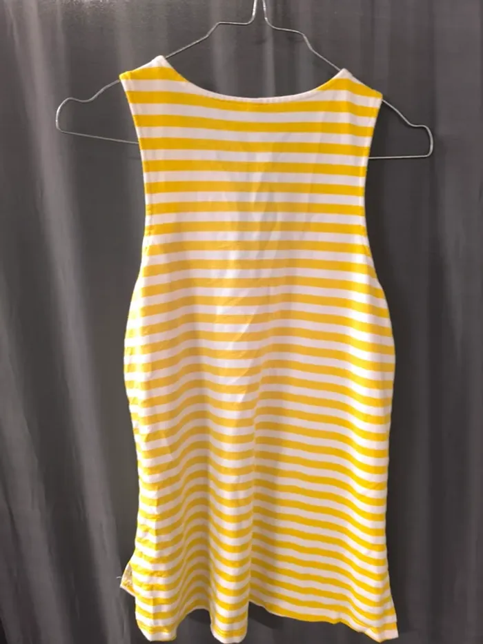 323535 débardeur femme M/L jaune blanc golden days - photo numéro 2