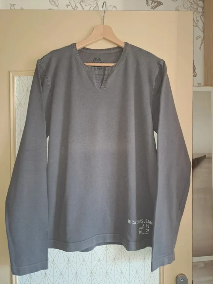 CADEAU pr tte cde à la dde pls défauts Pull homme kaki grisé Rica Lewis L