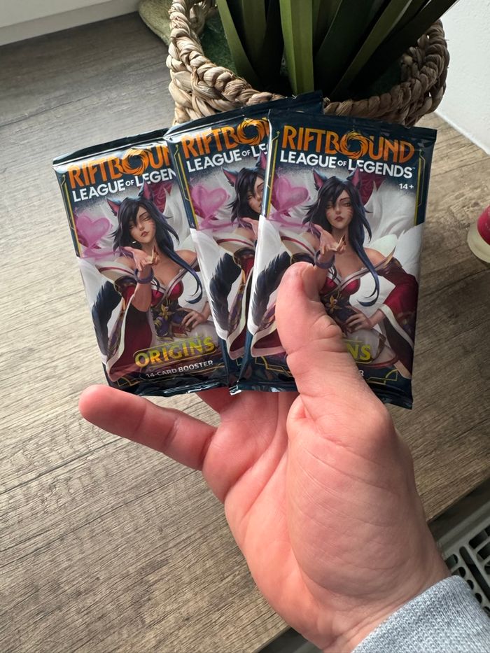 Lot 3 booster Riftbound League Of Legends - photo numéro 2