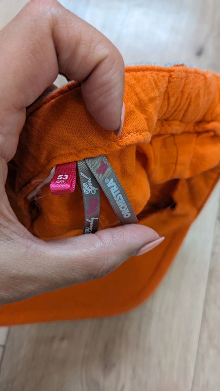 Casquette fille Orchestra Orange et Grise - photo numéro 6