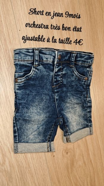 Short en jean 9mois orchestra