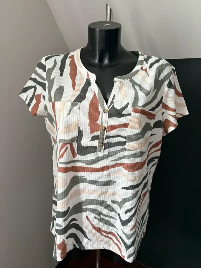 T-shirt zébré Armand Thiery 44