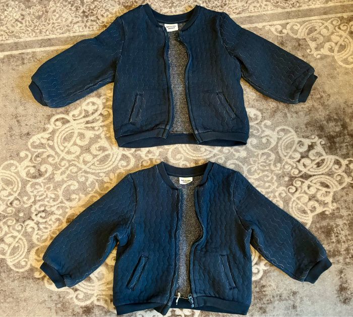 2 gilets veste mi saison fille 18 mois